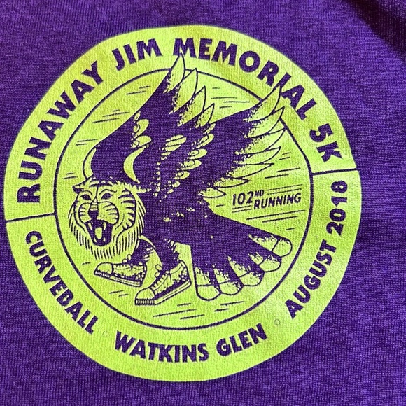 Phish Curveball Ranaway Jim Memorial 5k running shirt!! - Picture 2 of 3